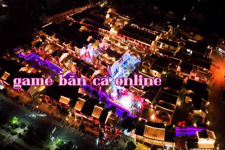 Bản đồ nhìn từ trên xuống phố cổ Hậu Cảng